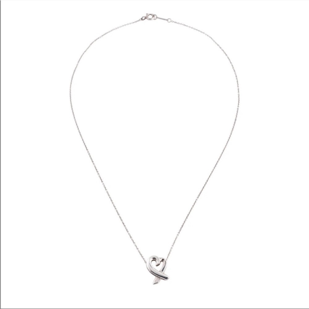 Tiffany Paloma Picasso loving heart necklace